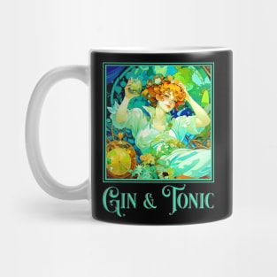 Art Nouveau Gin & Tonic Mug